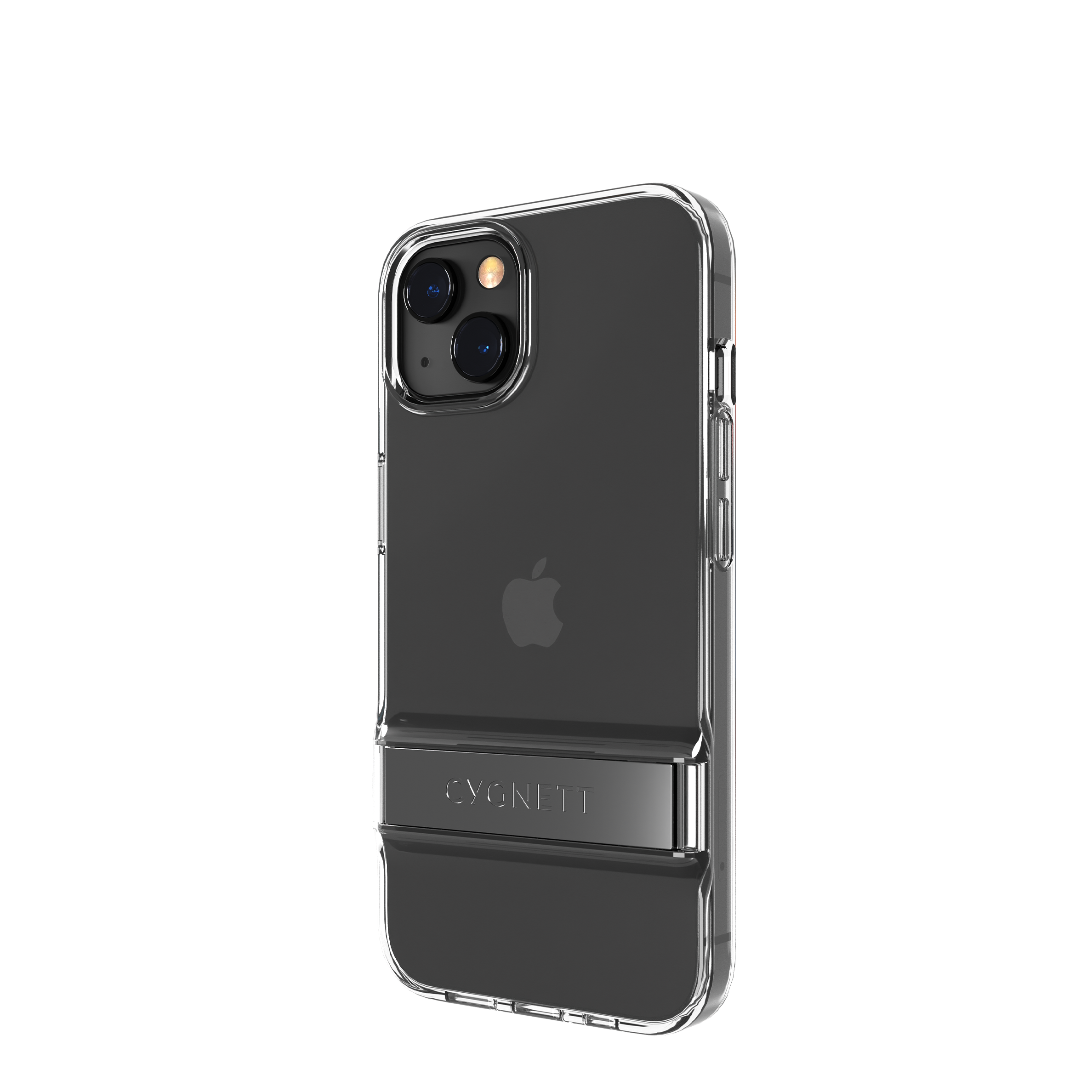 Premium Clear Shockproof iPhone 13 Case with Kickstand - Slim Protective Cover for iPhone 13 (2021) | Perfect for Hands-Free Viewing, Video Calls & Entertainment