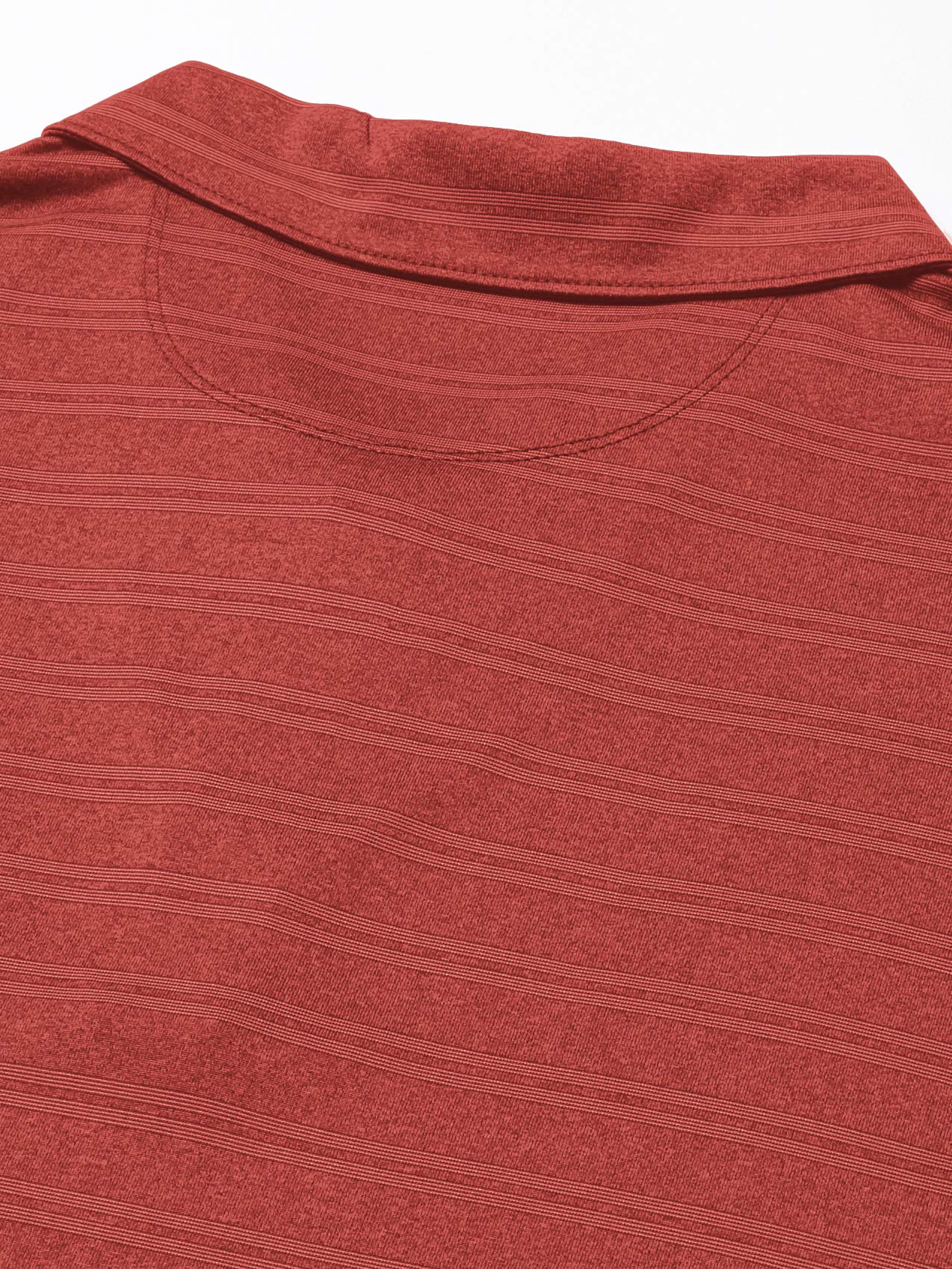 Cutter & Buck Men's Big & Tall Melange Stripe Interbay Polo Shirt - Comfortable Casual Wear for Golf, Office & Outdoor Activities