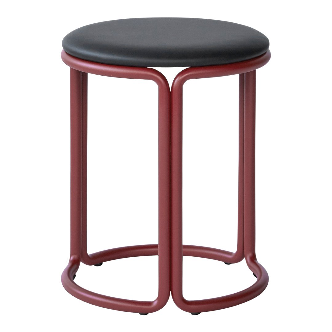 Premium Upholstered Hardie Stool - Modern Accent Chair for Living Room, Bedroom & Office - Comfortable Seating Solution for Home Decor