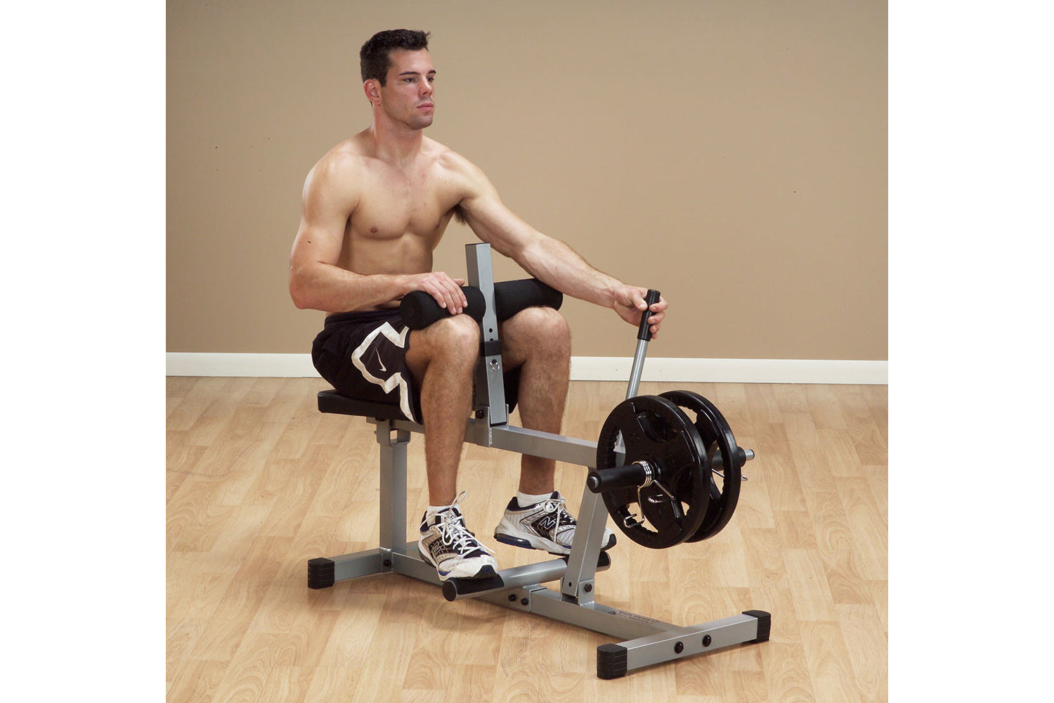 Body Solid PowerLine Seated Calf Raise Machine - Home Gym Equipment for Leg & Calf Strength Training - Perfect for Home Workouts & Fitness Studios