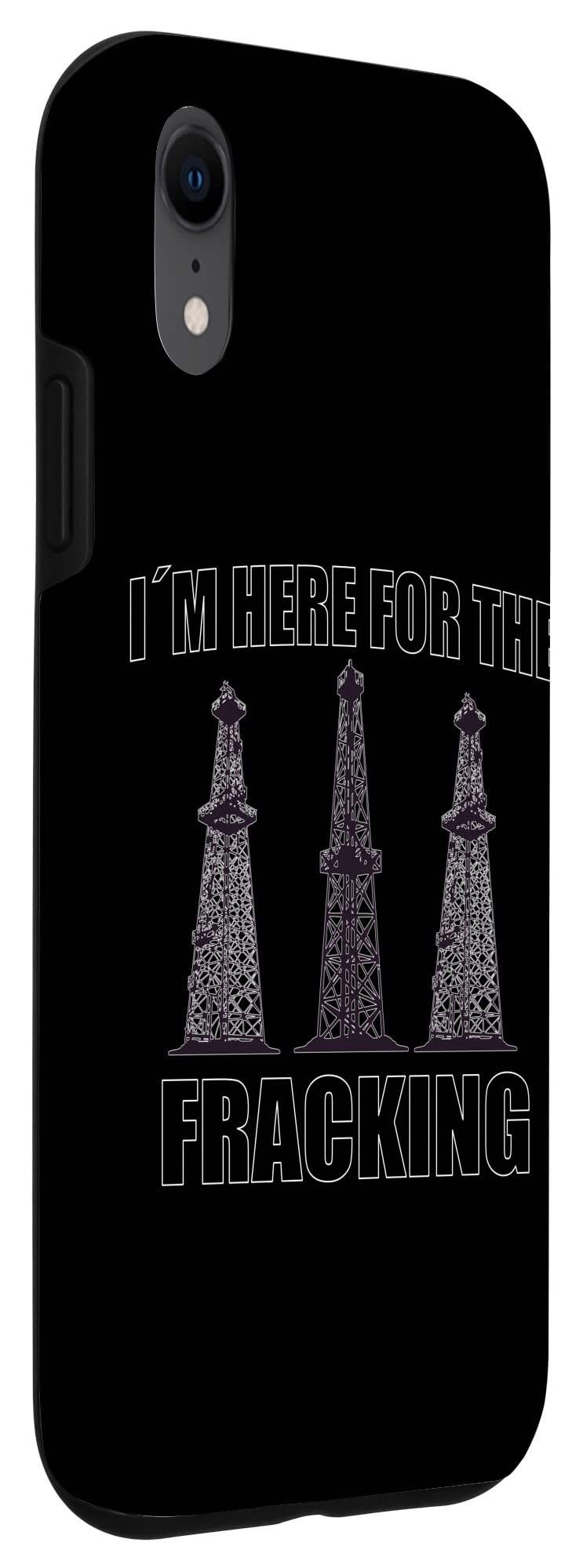iPhone XR Case for Oil Rig Workers - Durable Pumpjack Oil Well Design - Perfect for Rough Work Environments & Outdoor Use