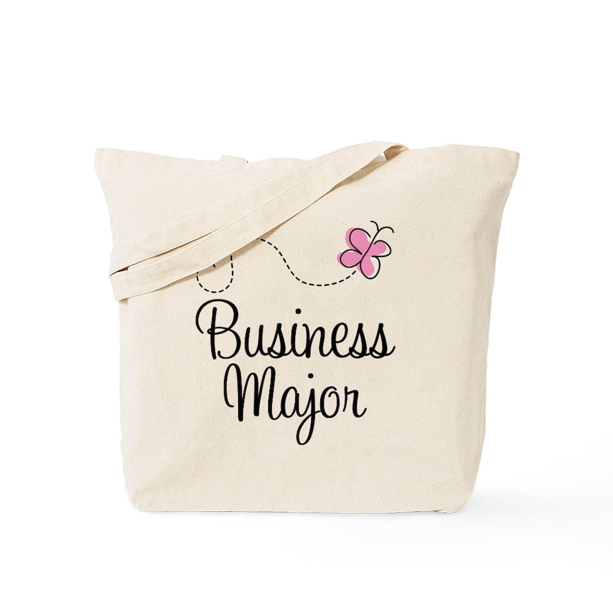Stylish Cute Business Major Canvas Tote Bag - Eco-Friendly Reusable Shopping Bag for College Students, Office & Grocery Use