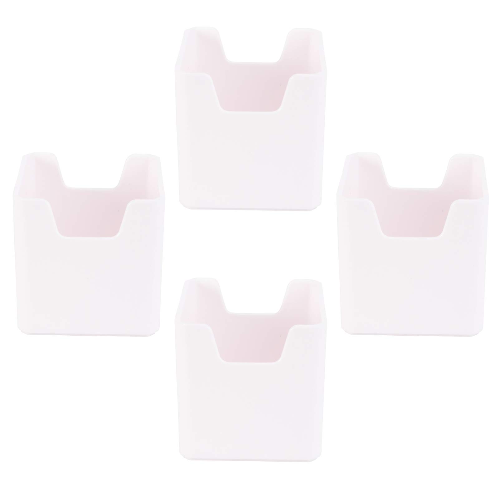 Cabilock 4-Piece Small Desktop Organizer Set - Cosmetic & Makeup Storage Box, Office Supplies Holder, Vanity Organizer for Desk - Perfect for Home, Office & Beauty Station Organization