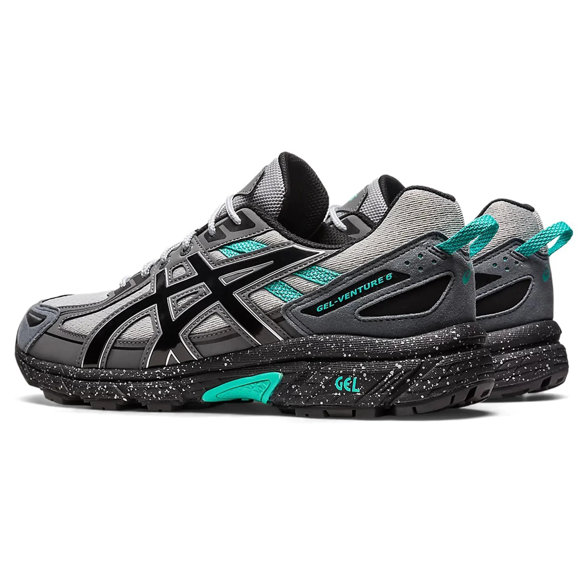 ASICS Gel Venture 6 Trail Running Shoes for Men & Women - Lightweight Grey Mid-Top with GEL Cushioning - Perfect for Hiking, Outdoor Sports & Gym Workouts