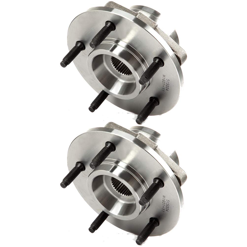 CCiyu 515004 Wheel Hub & Bearing Assembly Replacement for 1997-2000 Ford Expedition & 1998-2000 Lincoln Navigator - ABS Compatible 5-Lug Wheel Hubs (2-Pack) - Perfect for Off-Roading, Towing & Daily Driving