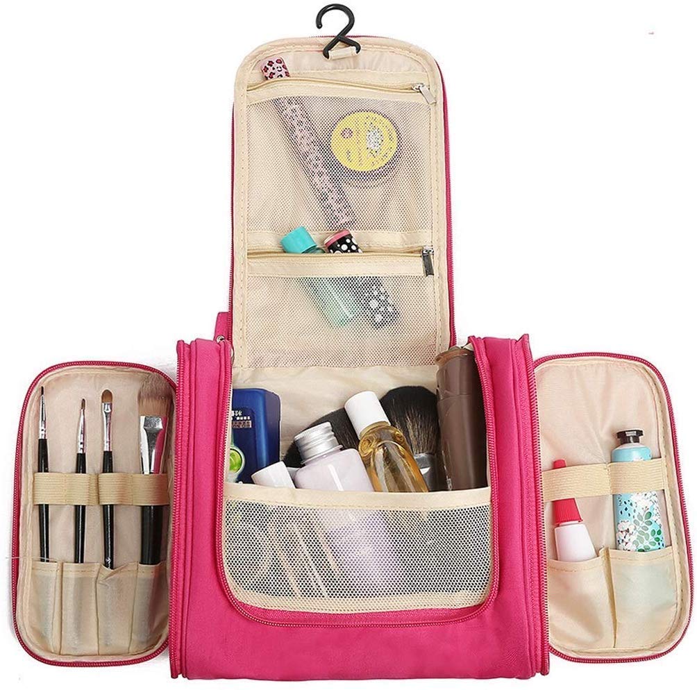 Cyrox Portable Toiletry Bag for Men & Women - Waterproof Cosmetic & Shaving Kit Organizer with Multiple Pockets | Perfect for Travel, Gym, Camping & Daily Use