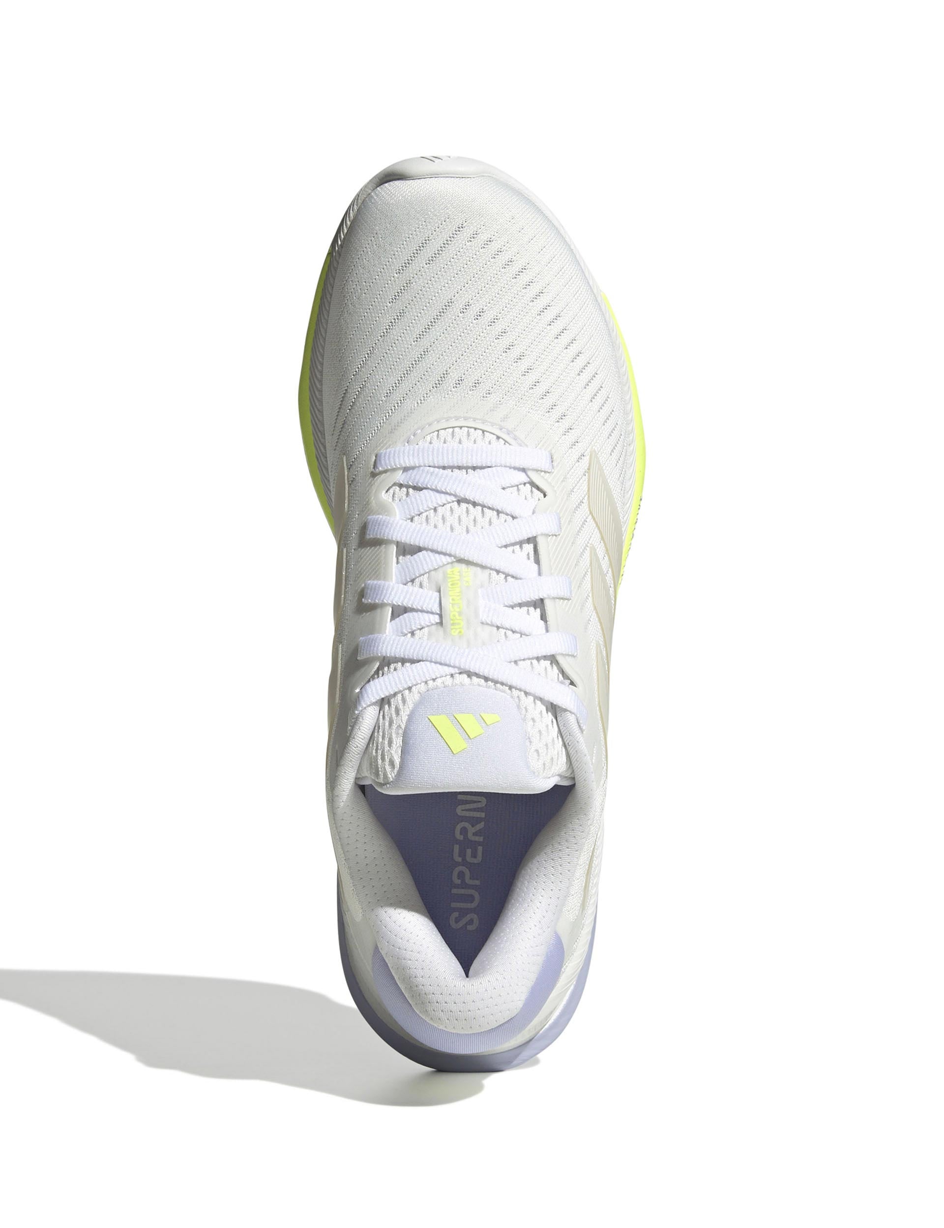 Supernova Ease Running Shoes for Men & Women - Lightweight Cloud White/Zero Metallic/Violet Tone Athletic Sneakers | Perfect for Jogging, Gym Workouts & Casual Wear