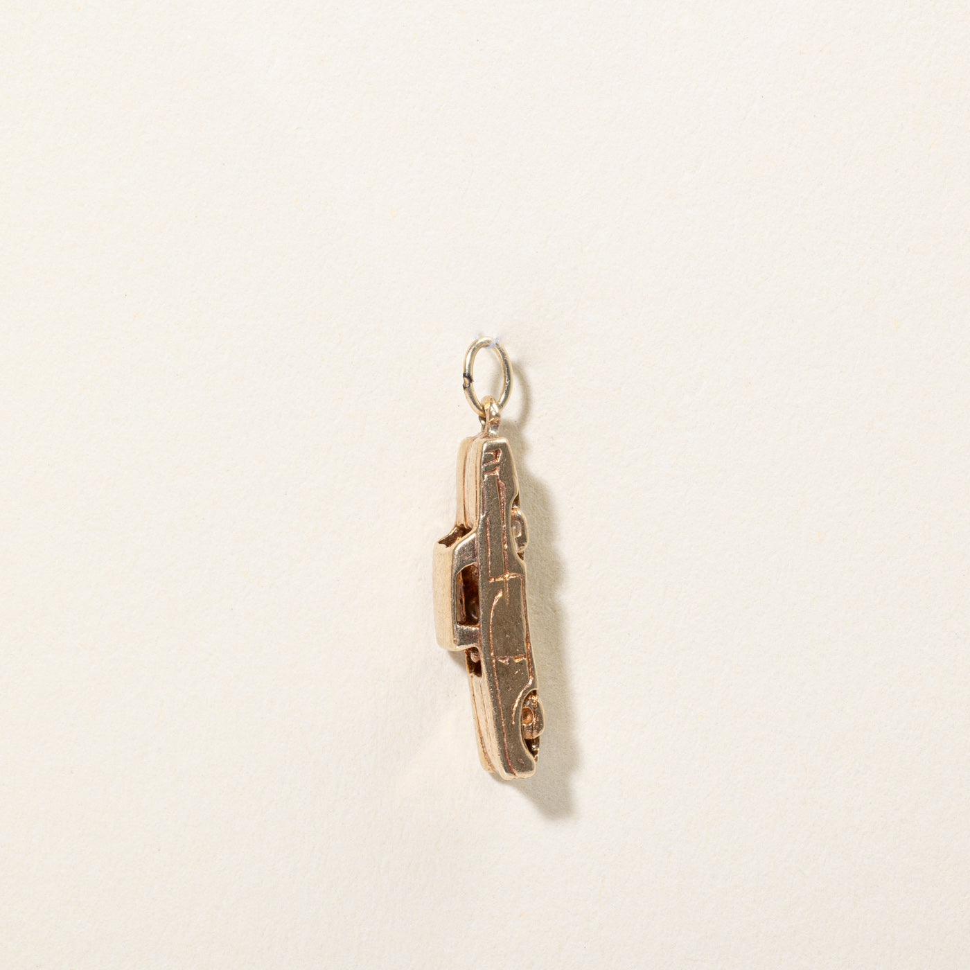 10K Yellow Gold Car Charm Pendant - Elegant & Durable Jewelry for Car Keys, Gifts & Good Luck - Perfect for Car Enthusiasts & Fashion Accessories