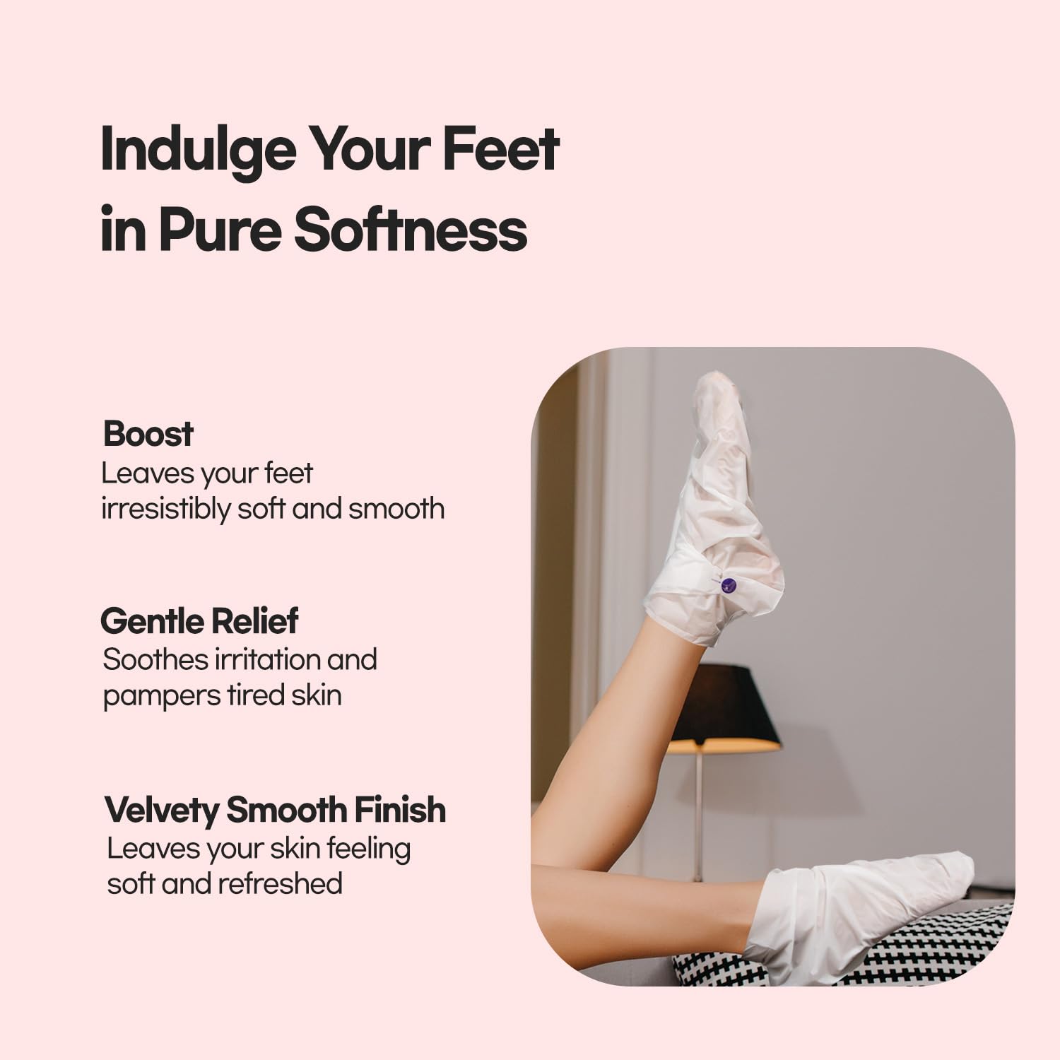 Epielle Moisturizing Foot Masks (6 Pairs) - Deep Hydration for Dry Cracked Heels & Calluses with Sunflower Seed Oil, Avocado Oil & Vitamin E | Spa Treatment at Home, Perfect Mother's Day & Easter Gift for Women