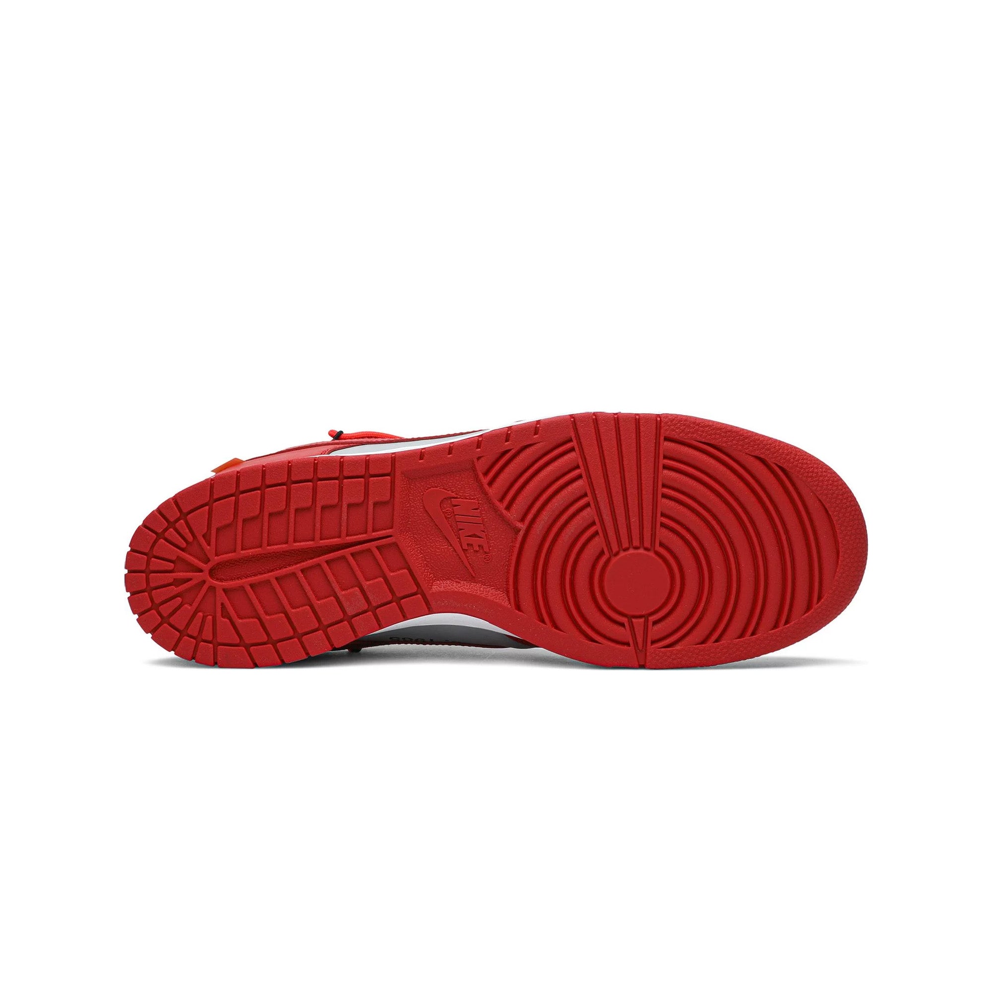 Nike Dunk Low x Off-White University Red Sneakers - Limited Edition Men's & Women's Shoes for Streetwear & Casual Fashion