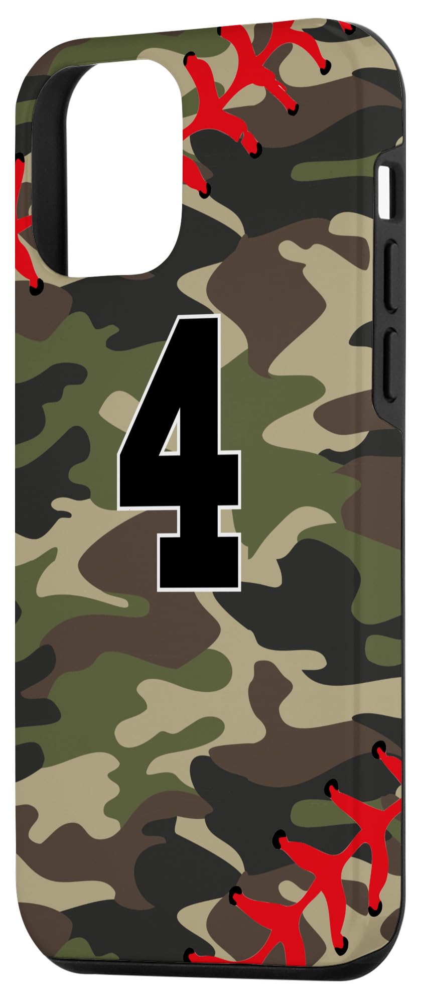 iPhone 12 Mini Camouflage Baseball Jersey Design Case - Perfect for Softball Games & Sports Fans