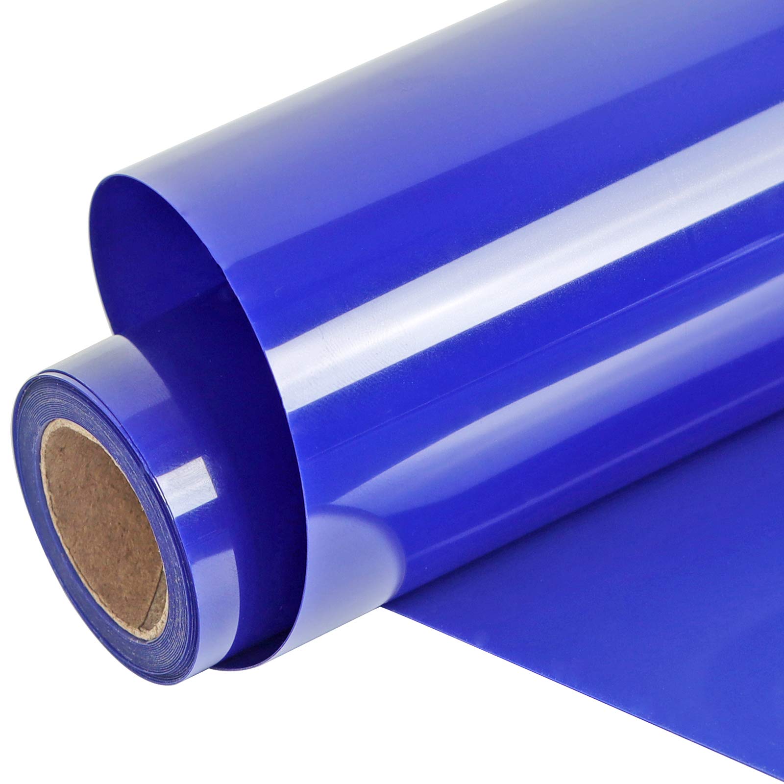 FUNKAKA Glossy Blue HTV Heat Transfer Vinyl Roll 12