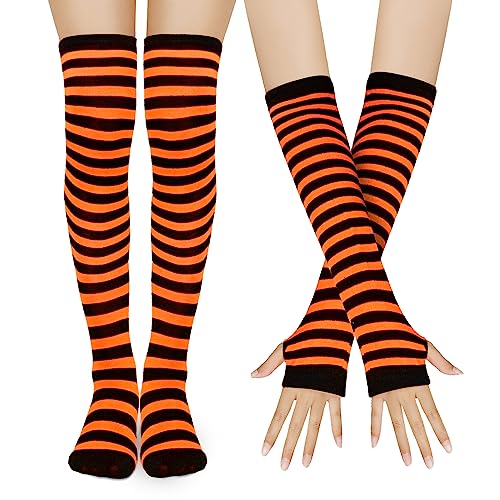 Orange Black Striped
