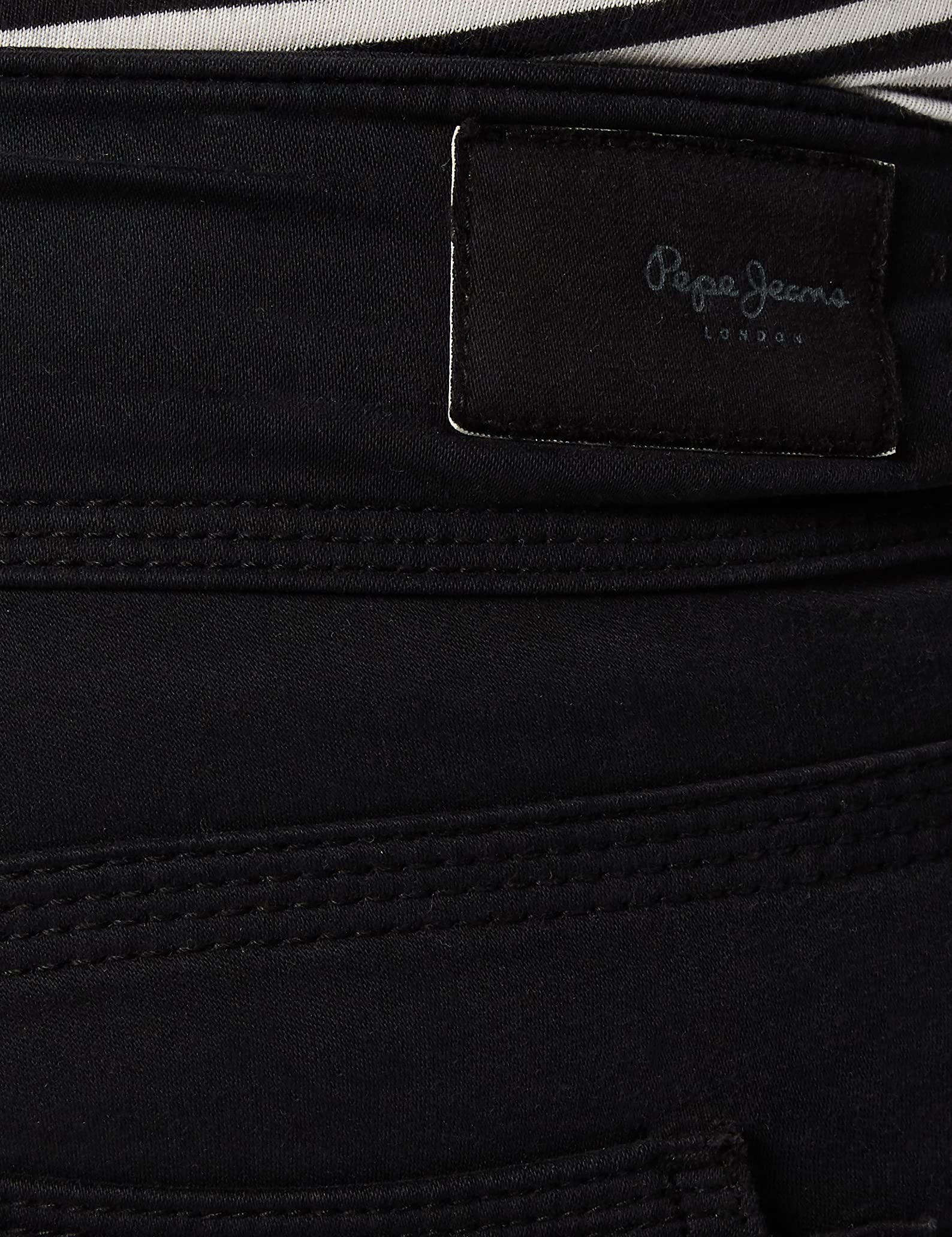 Pepe Jeans Venus Women's Black 5-Pocket Trousers Pants - Size EU 38/40 (US 29/32) - Stylish Casual & Office Wear for Everyday Comfort