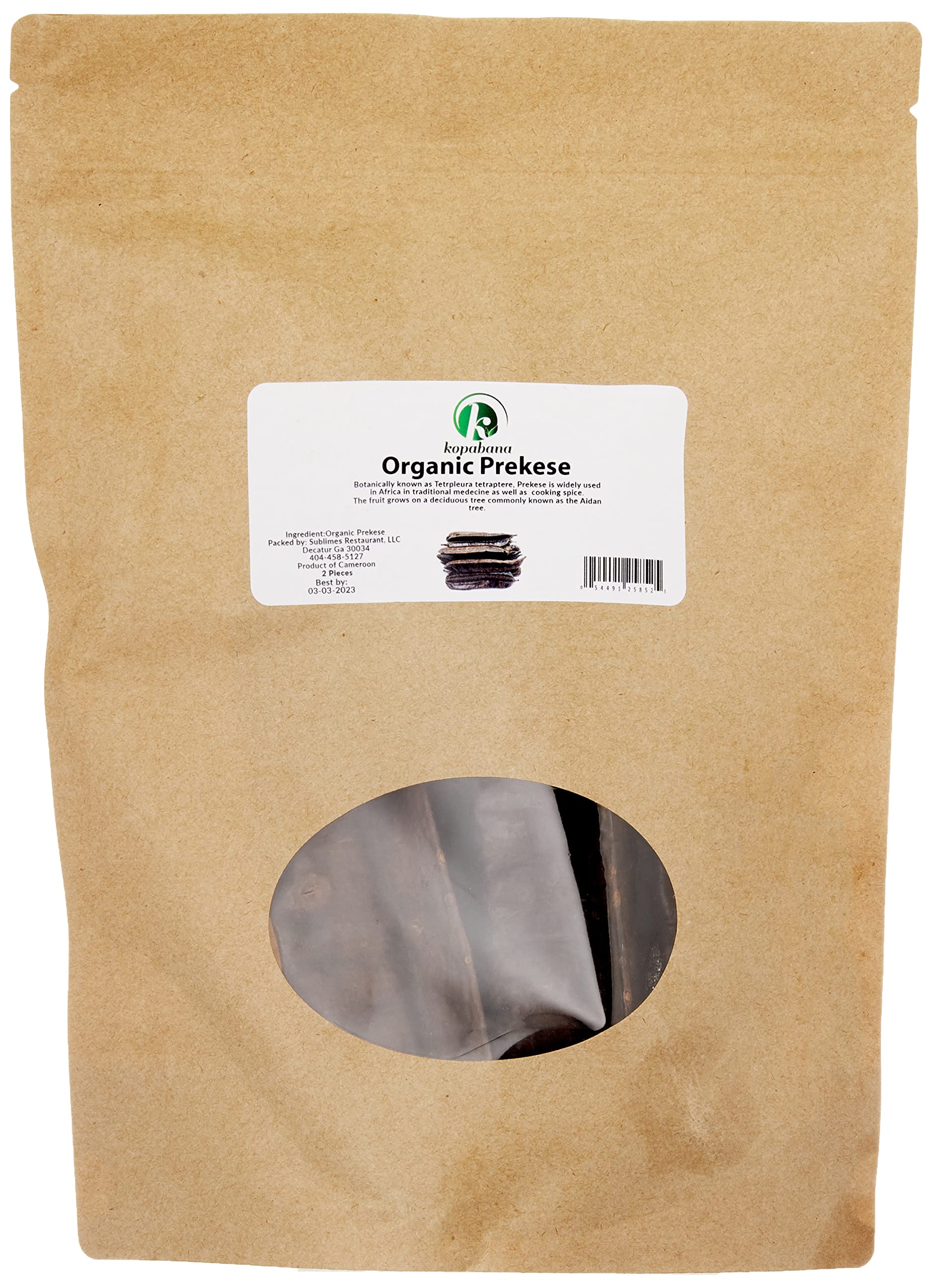 KOPABANA Prekese | Tetrapleura Tetraptera | Aidan Fruit | Oshosho | Osakirisa - 2 Pieces of African Spice for Cooking, Tea & Traditional Medicine