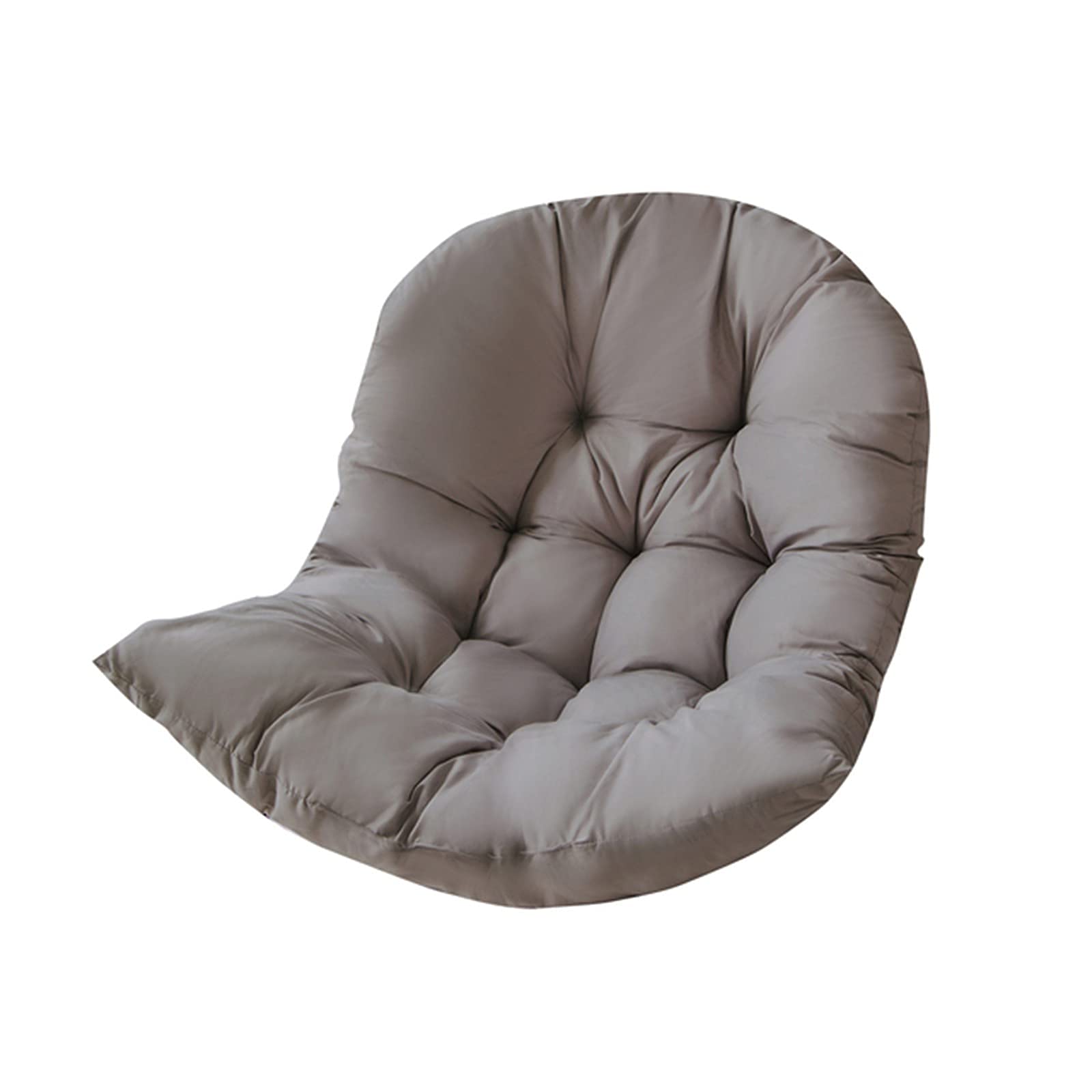 JXYQ Egg Chair Cushion - Hanging Hammock Seat Pad for Indoor/Outdoor Swing Chairs, Rattan Basket & Rocking Chairs - Waterproof Dark Gray Patio Garden Accessory (Perfect for Porch, Backyard & Balcony Relaxation)