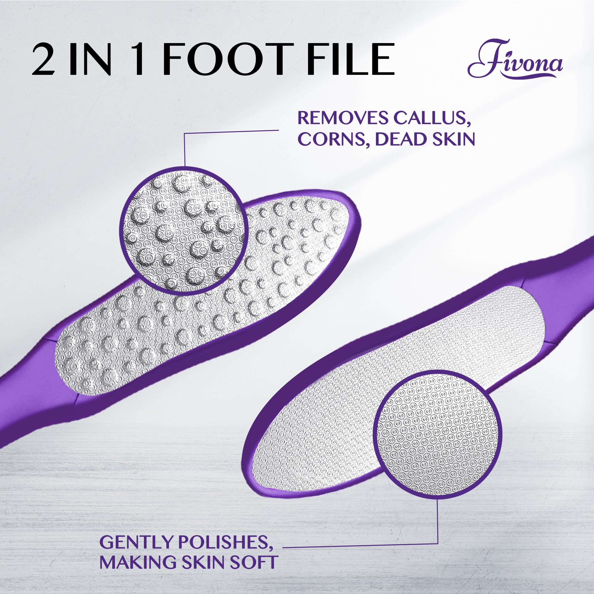 Fivona 4-in-1 Foot Care Kit with Epsom Salt & Essential Oils - Lavender Foot Soak Blend, Collapsible Basin, 40% Urea Cream for Dry Cracked Feet, Dual Action Foot File - Perfect for Pedicure, At-Home Spa & Foot Relaxation Therapy