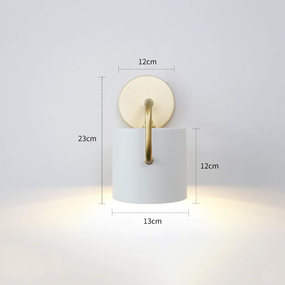 Modern Minimalist Wall Sconce Light - E27 Screw Base Wall Mounted Lamp for Bedroom, Study, Hallway & Staircase - Decorative Lighting Fixture for Home, Hotel & Leisure Spaces - Perfect for Reading & Ambient Illumination