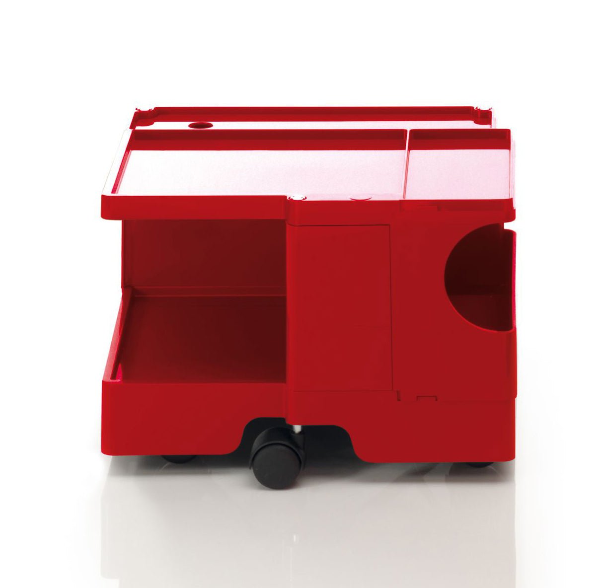 B Line Boby Trolley Storage Unit B10 - Compact Extra Small Size, No Drawers - Perfect for Small Spaces, Office Organization & Craft Room Storage