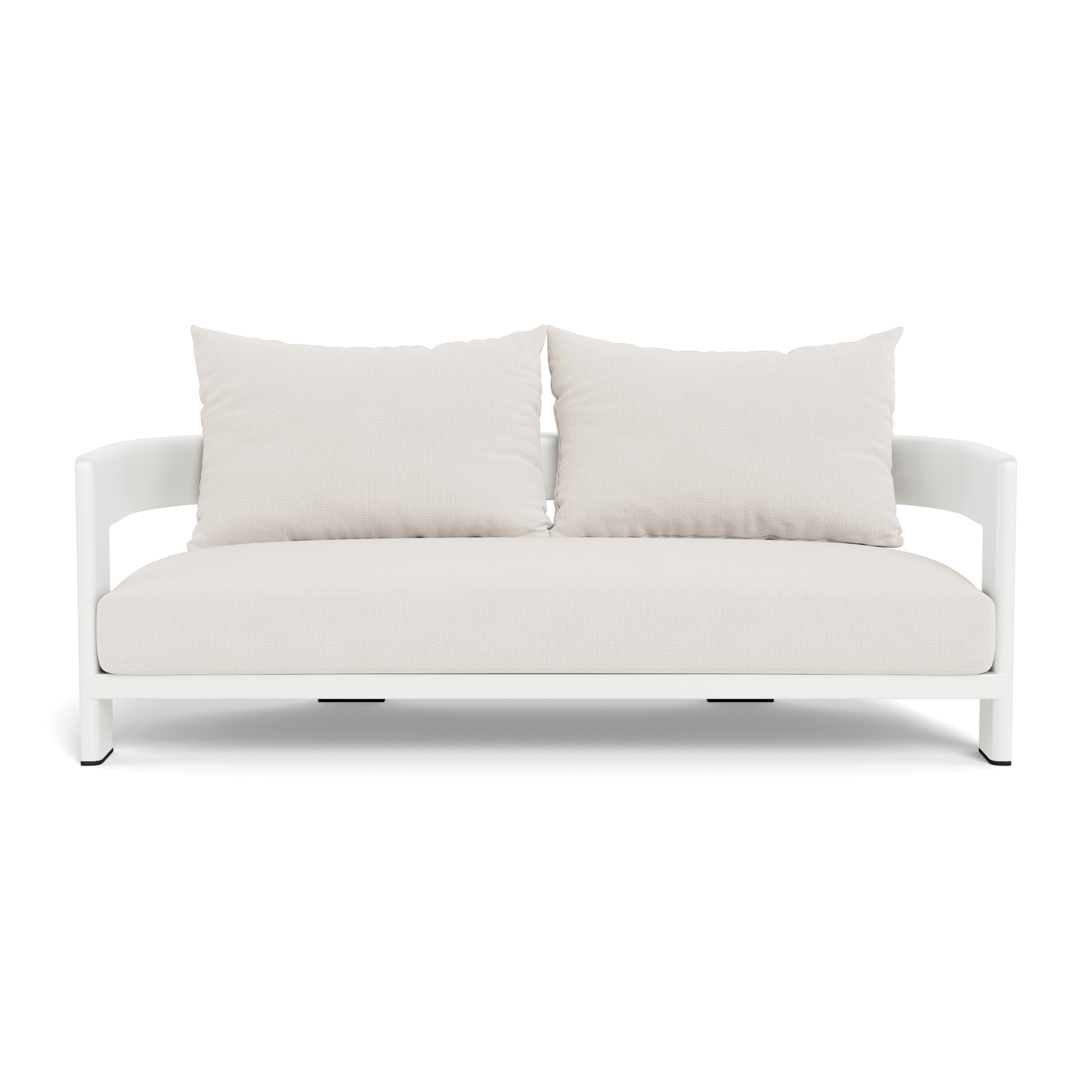 Victoria Aluminum 2-Seat Outdoor Patio Sofa - Lightweight & Weather-Resistant for Garden, Poolside, or Balcony Relaxation