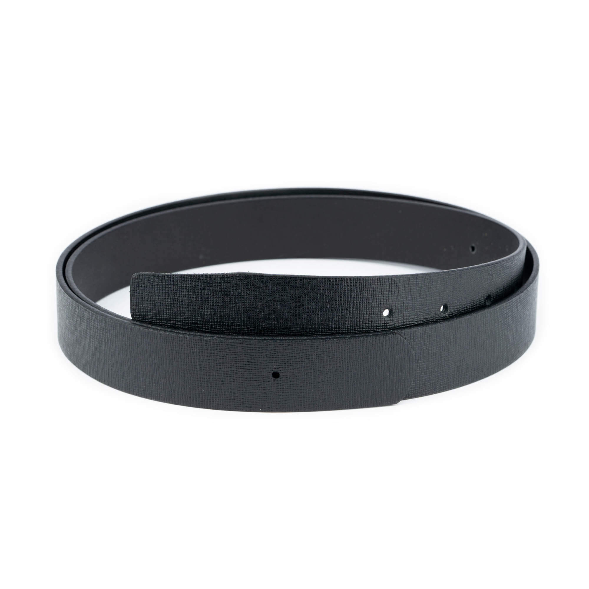 Montblanc Replacement Belt Strap - Genuine Black Saffiano Leather for Montblanc Buckles | Perfect for Business, Formal & Casual Wear