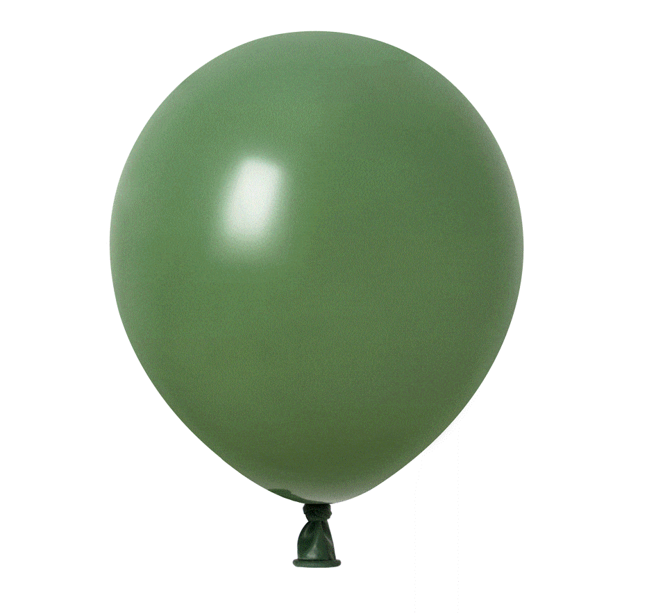 5 Inch Avocado Green Latex Balloons - Pack of 100 | Biodegradable Party Decorations for Birthday, Wedding & Baby Shower