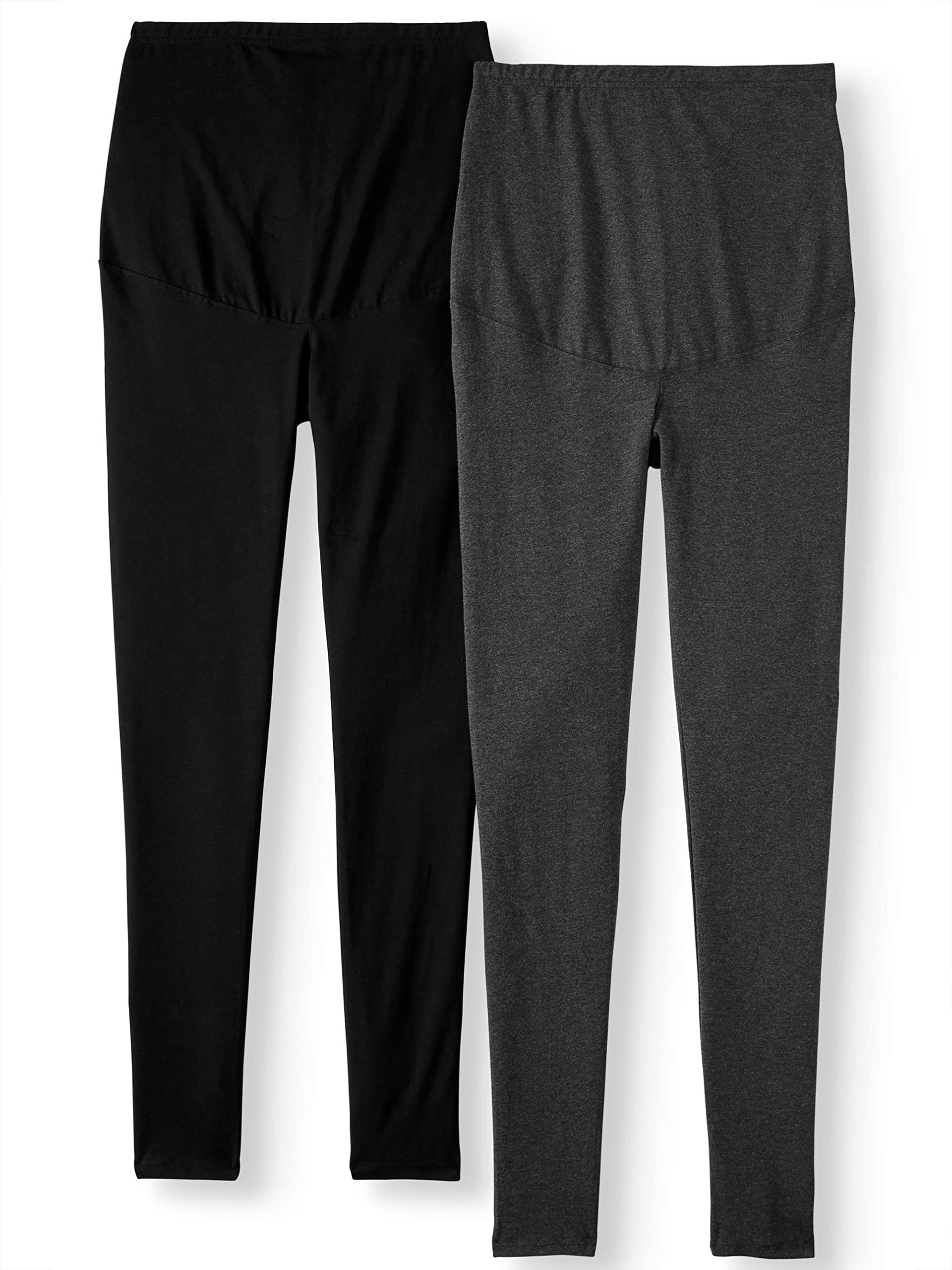 Rumor Has It Maternity Over The Belly Super Soft Support Leggings - Comfortable Pregnancy Yoga Pants for Workout, Lounge & Everyday Wear