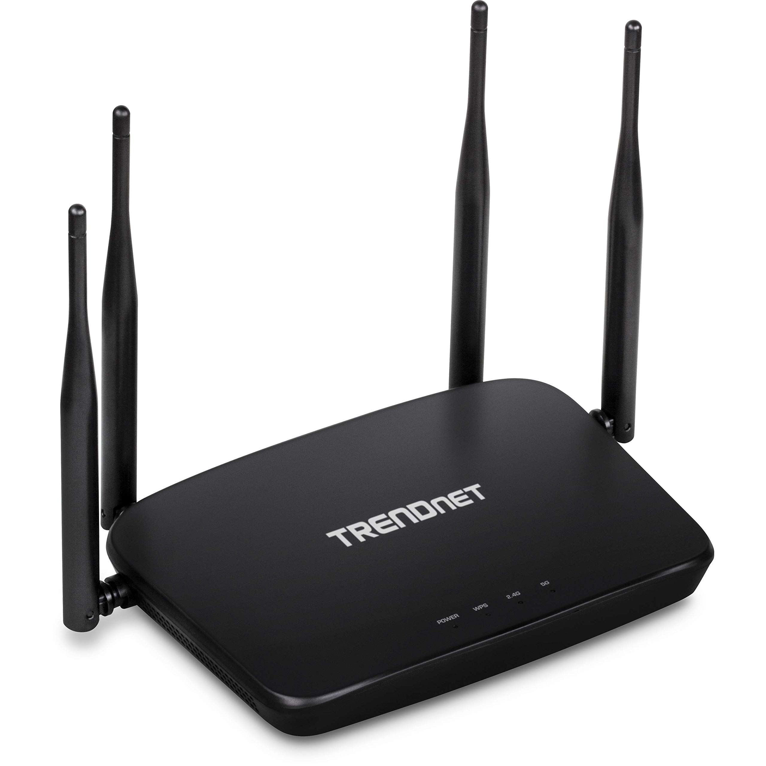 TRENDnet AC1200 Dual Band WiFi Router (TEW-831DR) - Gigabit WAN Port, 4x5dBi Antennas, 867Mbps AC + 300Mbps N Speeds, MU-MIMO Support - High Performance Wireless Router for Home Office, Gaming & Streaming | Ideal for Smart Homes, Online Meetings & 4K Video