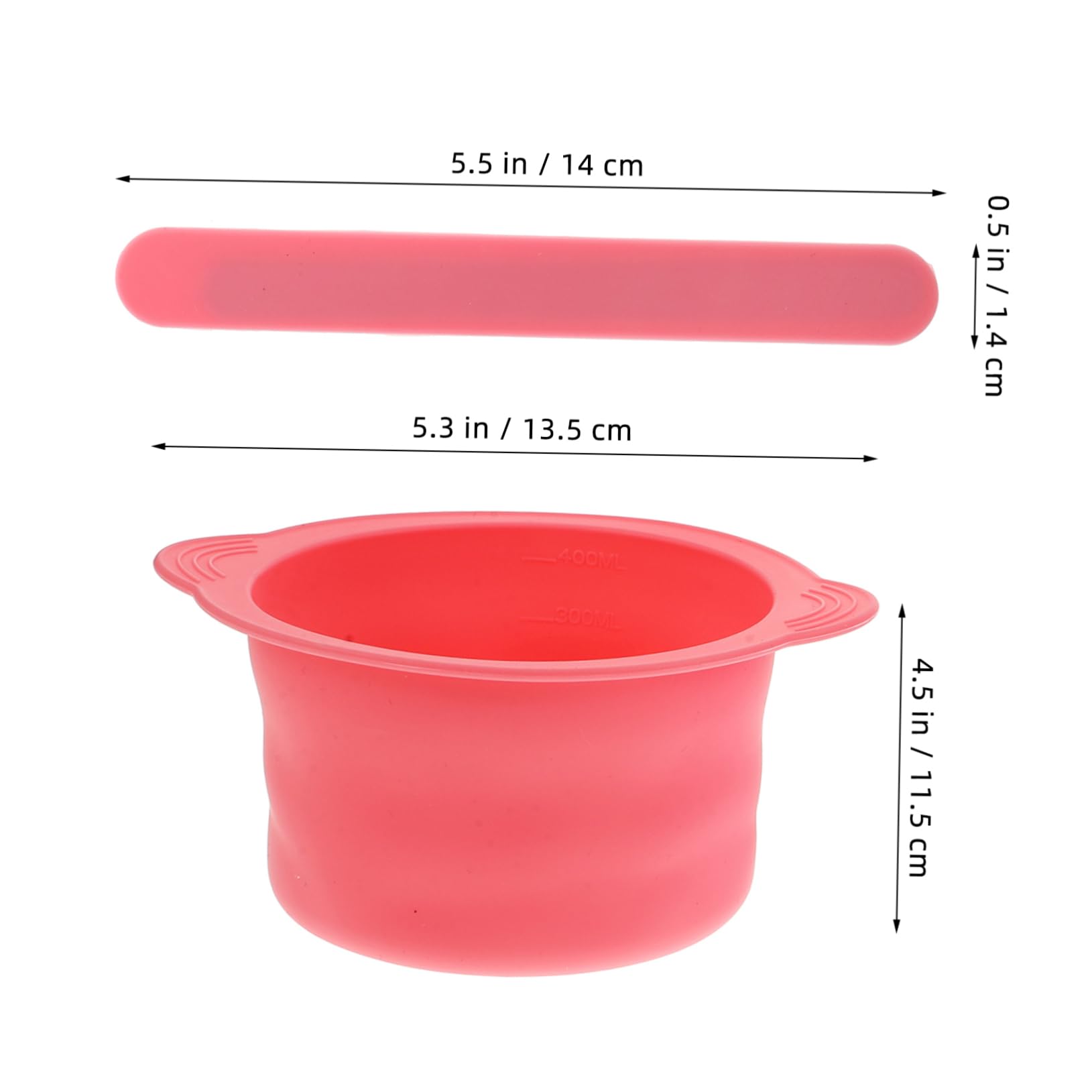 FOMIYES 4-Pack Silicone Wax Pot Liners & Spatulas Set - Reusable Wax Warmer Bowls for Hair Removal - Perfect for Home Waxing, Salon Use, and DIY Beauty Treatments (For Men & Women)