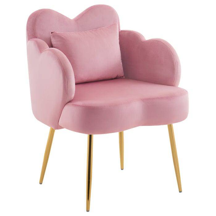 Professional Cotton Candy Manicure Chair for Salon & Spa - Ergonomic Nail Salon Stool with Adjustable Height - Perfect for Pedicures, Manicures, and Beauty Treatments
