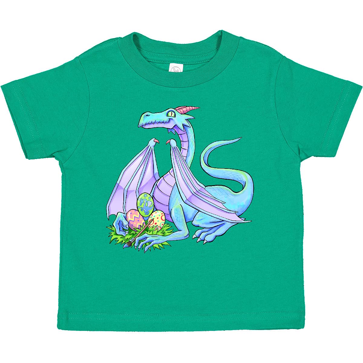 Blue Easter Dragon Toddler T-Shirt for Holiday Fun