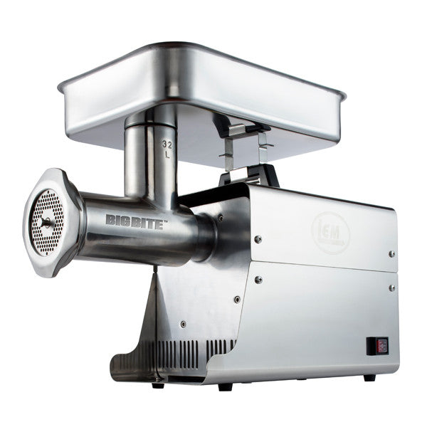LEM #32 Stainless Steel Big Bite Meat Grinder 1.5HP - Heavy Duty Electric Food Processor for Home Kitchen & Commercial Use - Free Shipping - Perfect for Grinding Beef, Pork, Sausage & More
