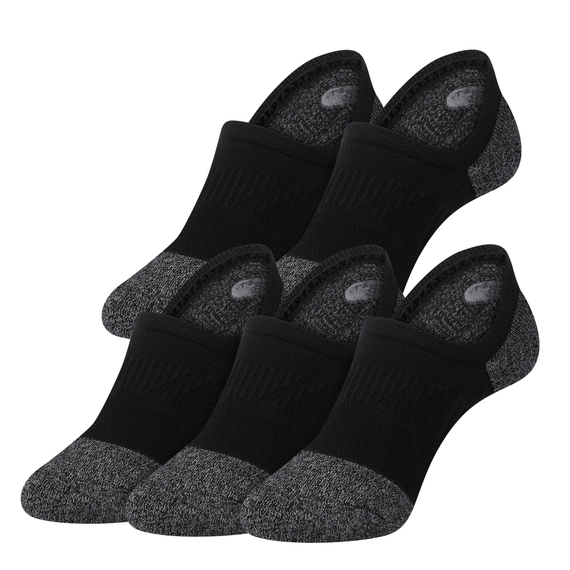Gonii Women's No Show Athletic Compression Running Socks - Low Cut Cushioned Socks (5 Pairs) - Perfect for Running, Gym Workouts & Everyday Comfort