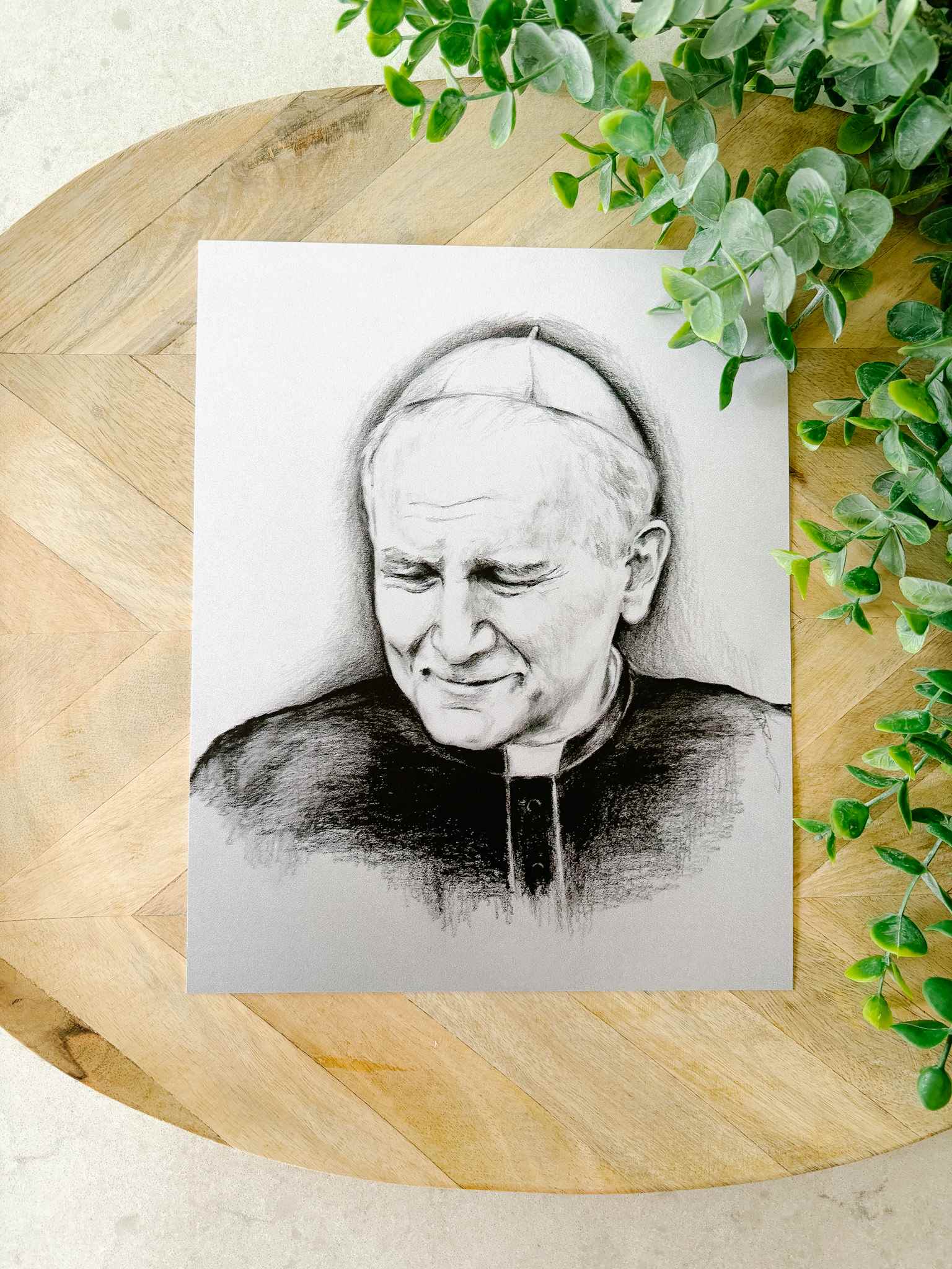 Saint John Paul II Print - Religious Wall Art for Home, Church & Office Decor - Inspirational Catholic Gift