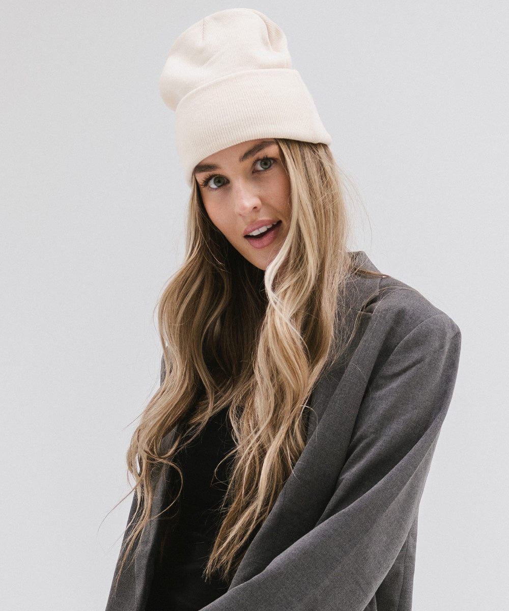 Shay Knit Beanie - Soft Winter Hat for Men & Women - Warm Stretchy Unisex Beanie for Cold Weather - Perfect for Skiing, Hiking, and Outdoor Activities