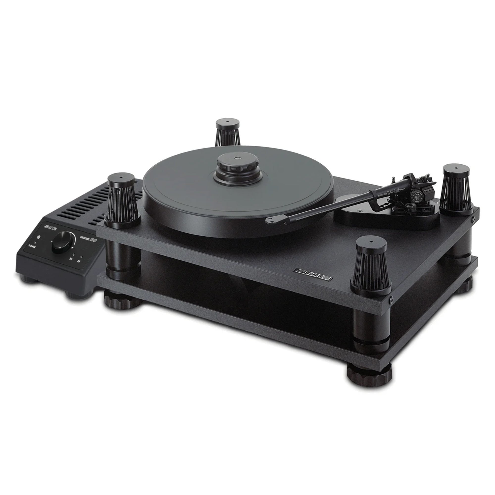 SME Model 30/12 High-Precision Integrated Turntable - Professional Vinyl Record Player for Audiophiles & Home Music Studio Setup