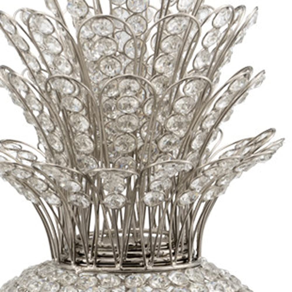 Crystal Silver Pineapple Decor - 15