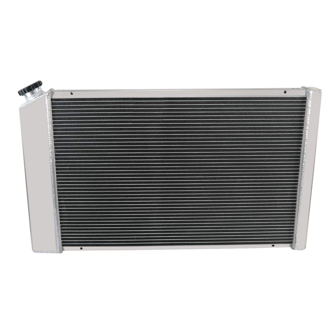 CoolingSky 62MM 4 Row Aluminum Radiator with Dual 12