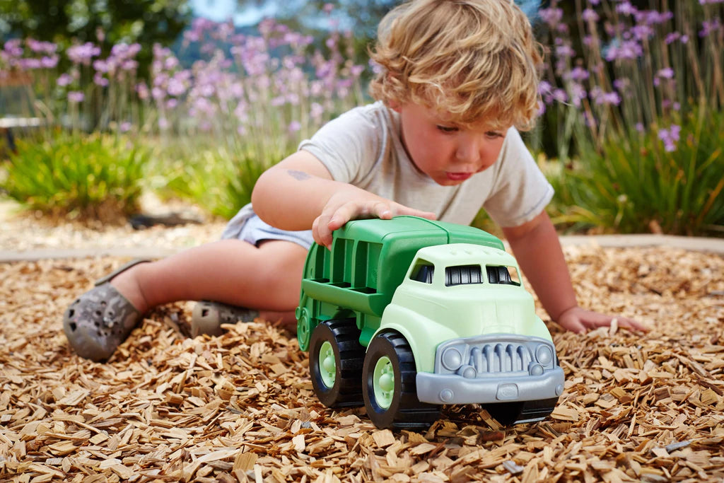 Eco-Friendly Green Toys Recycling Truck - Durable & Safe Plastic Toy for Kids - Perfect for Pretend Play & Environmental Education at Home or School