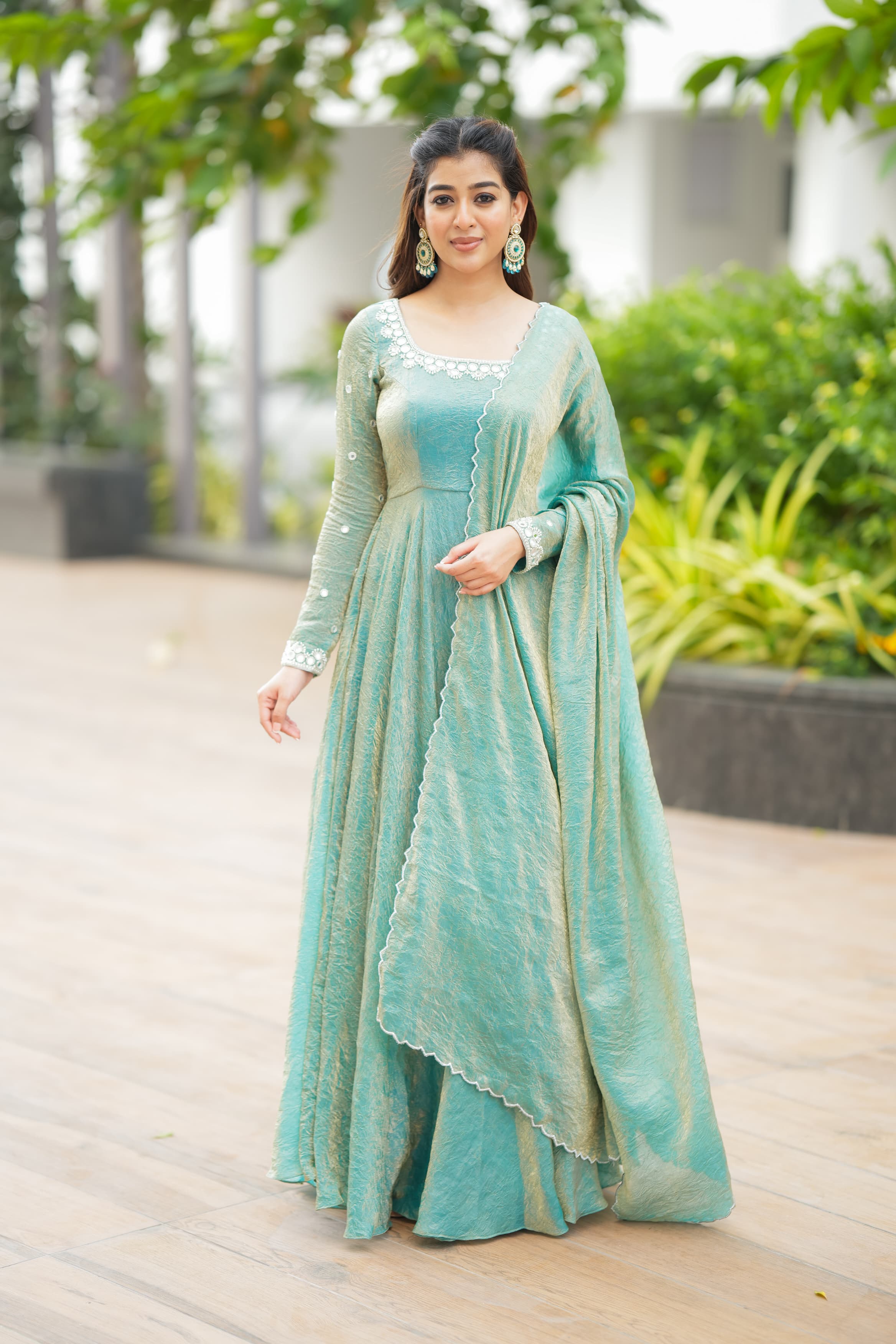 DD699 Shabana Premium Designer Anarkali Suit - Elegant Pakistani/Indian Party Wear for Women - Perfect for Weddings, Festivals & Special Occasions