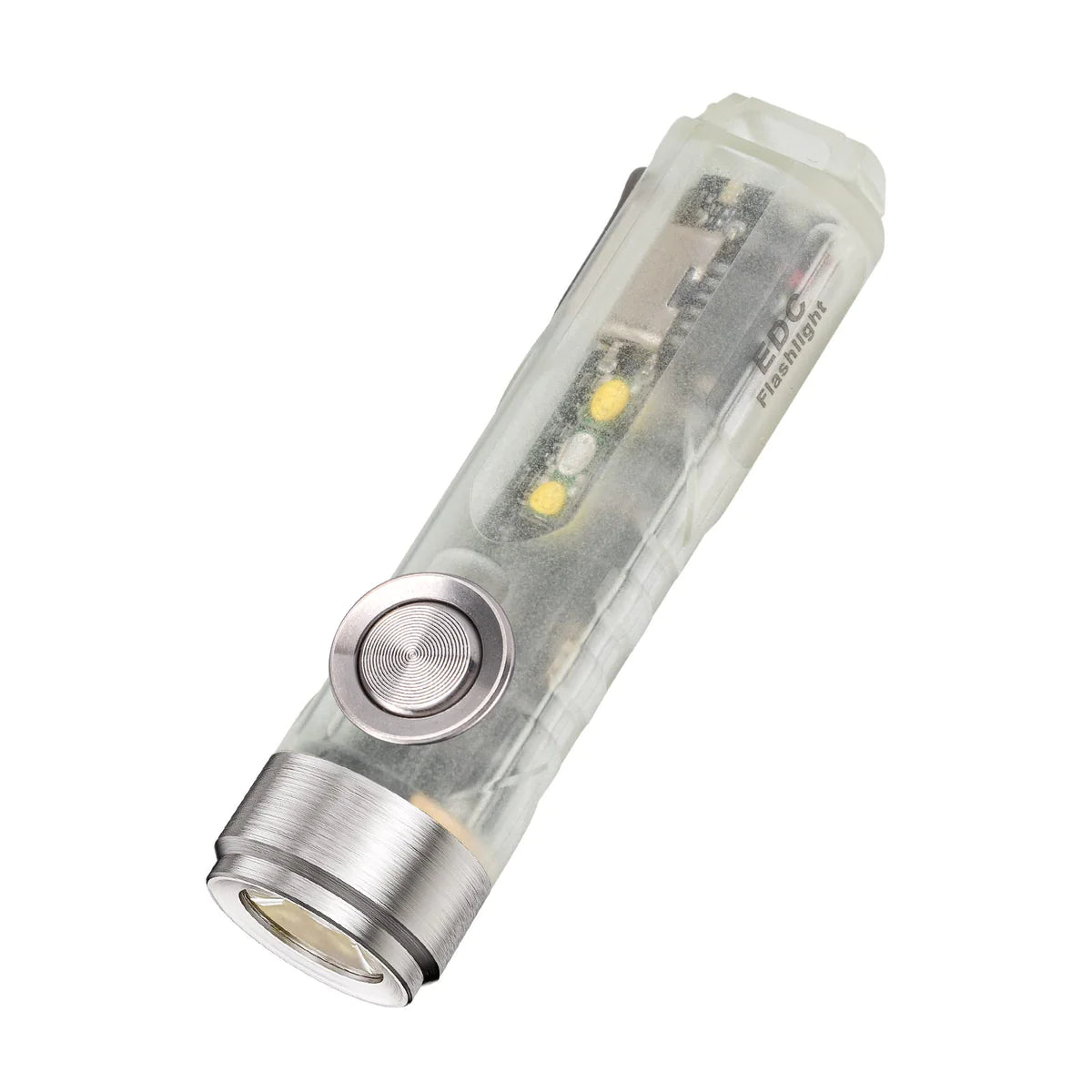 Aurora A5 GITD Flashlight - High Lumens Rechargeable Tactical Flashlight with Glow in The Dark Feature - Perfect for Camping, Hiking, Emergency & Outdoor Adventures