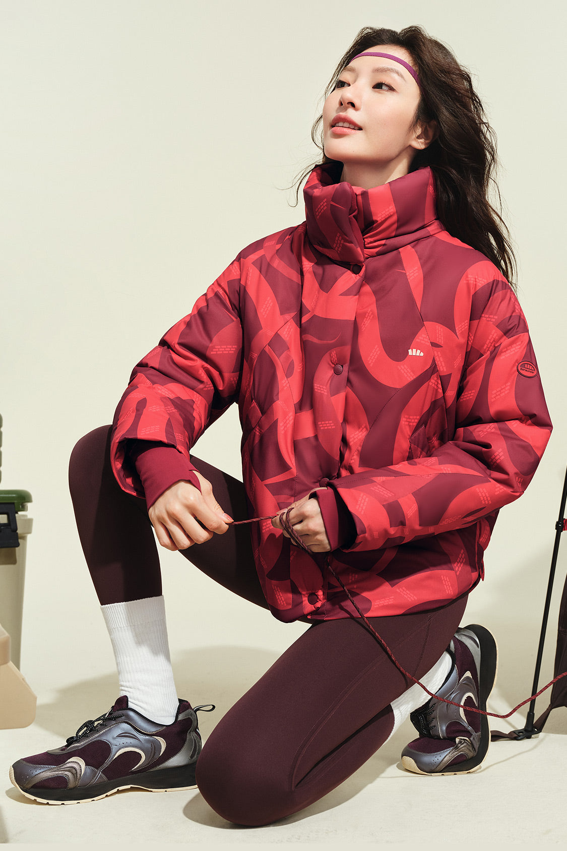 HeatGuard Women's High Warmth Stand Collar Winter Jacket - Cozy Outerwear for Cold Weather, Snow Activities & Daily Commute