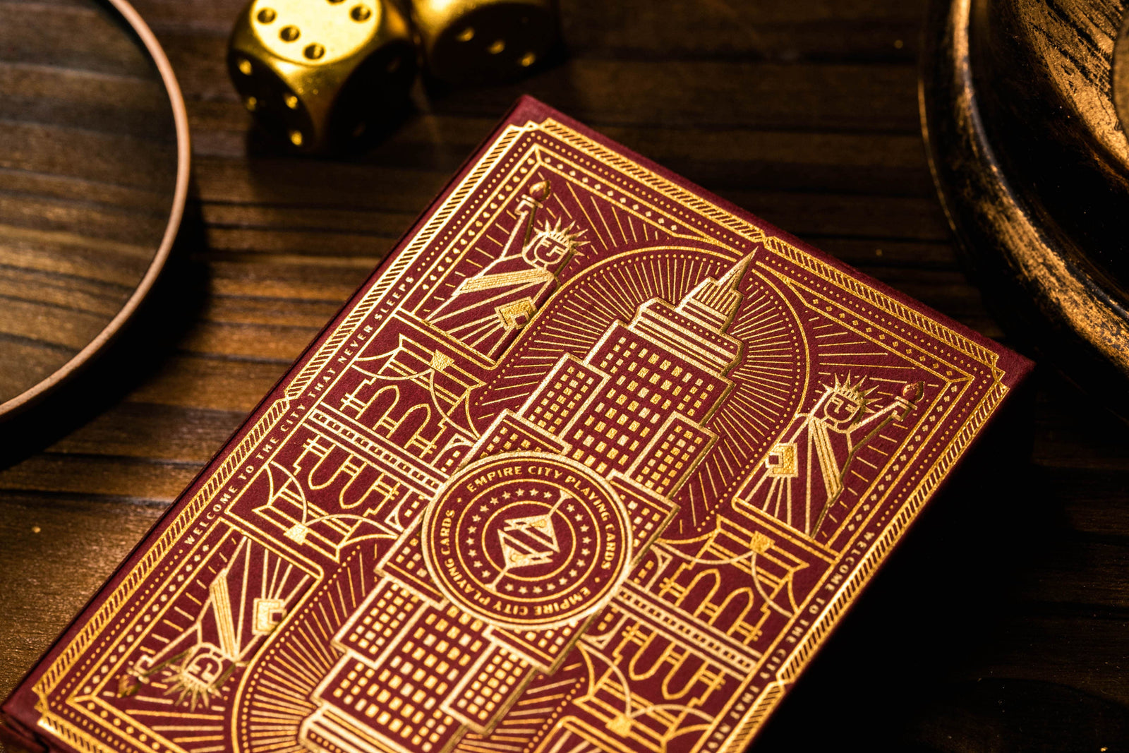 Empire City New York Playing Cards - Premium Deck for Poker, Magic Tricks & Card Games | Collectible NYC-Themed Cards for Travel, Gifts & Game Nights