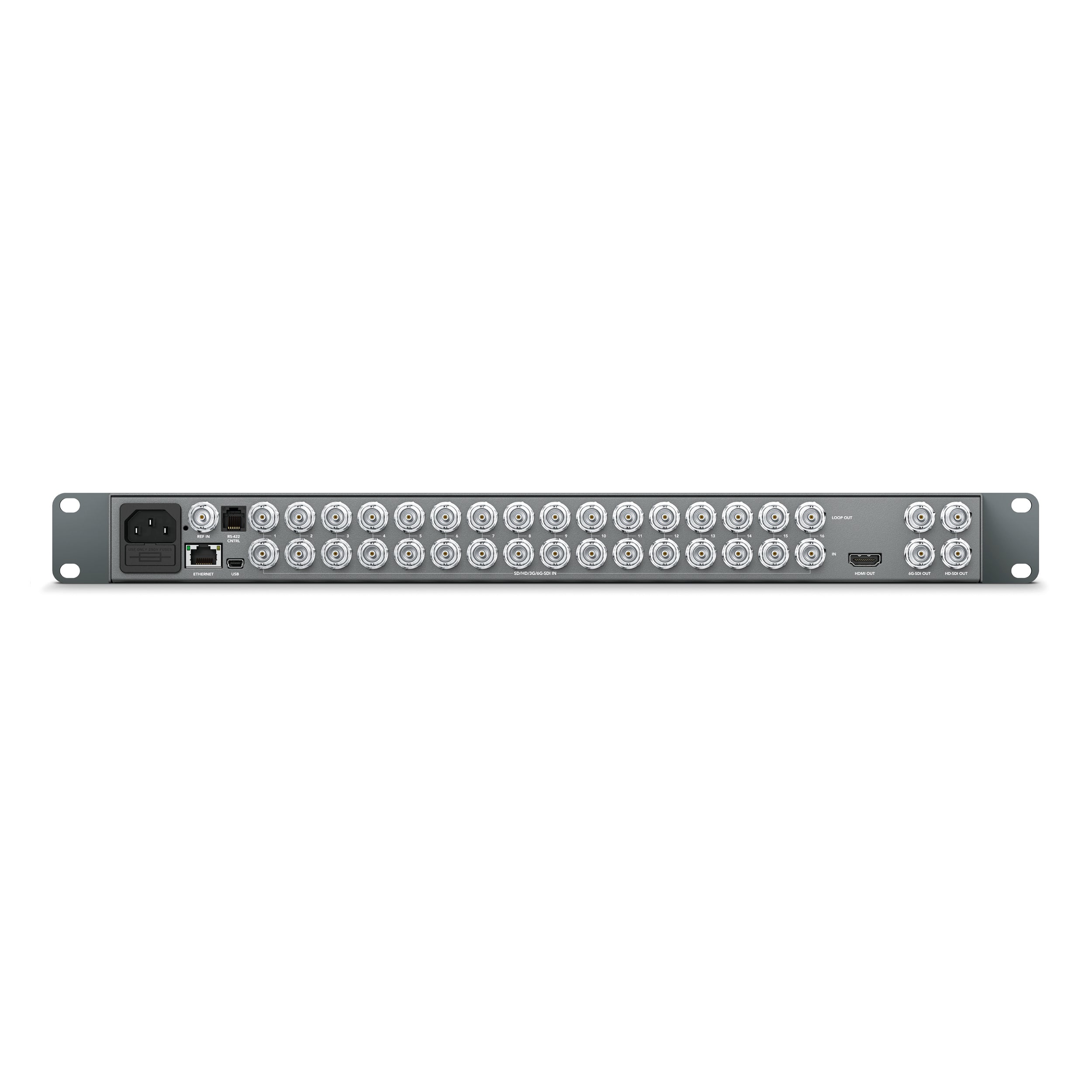 Blackmagic Design MultiView 16 - Professional 16-Channel HD Video Multiviewer for Live Production & Broadcast Studios | Perfect for Video Switching, Monitoring, and Control Rooms