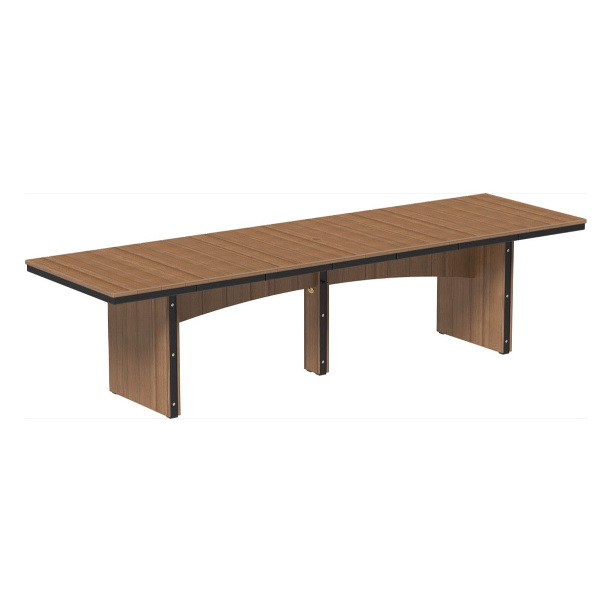 LuxCraft Modern Urban Dining Table - 3ft x 10ft Rectangular Wooden Table for Small Spaces | Perfect for Apartments, Condos & Cozy Home Dining Areas