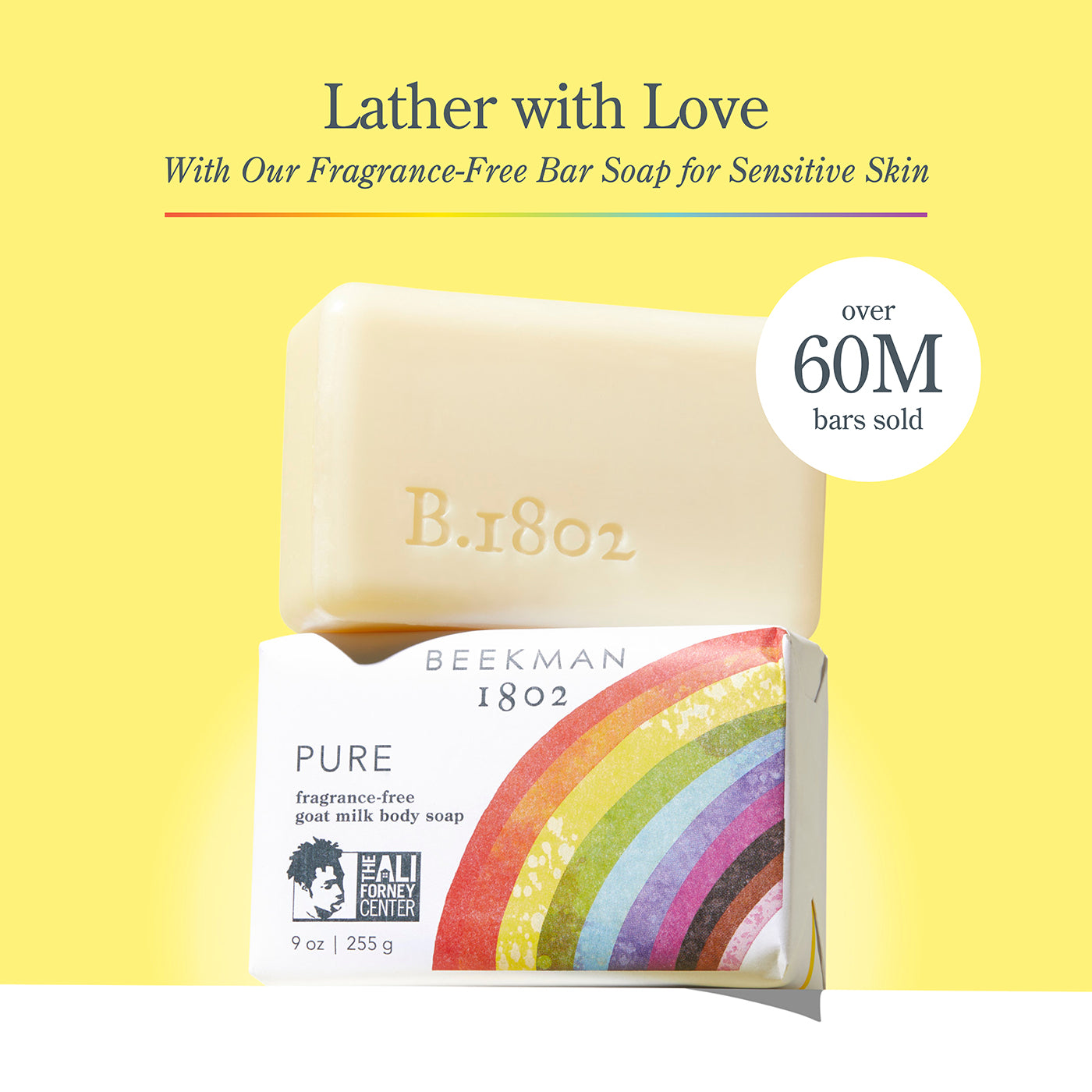 2025 Limited Edition Pride Pure Bar Soap - Vegan, Cruelty-Free & Moisturizing for Sensitive Skin | Perfect for LGBTQ+ Celebrations, Daily Bath & Gift Giving