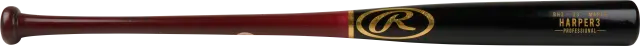 Rawlings Bryce Harper BH3PL Wood Baseball Bat - Professional Grade Maple Wood Bat for Baseball Players, Training & Games
