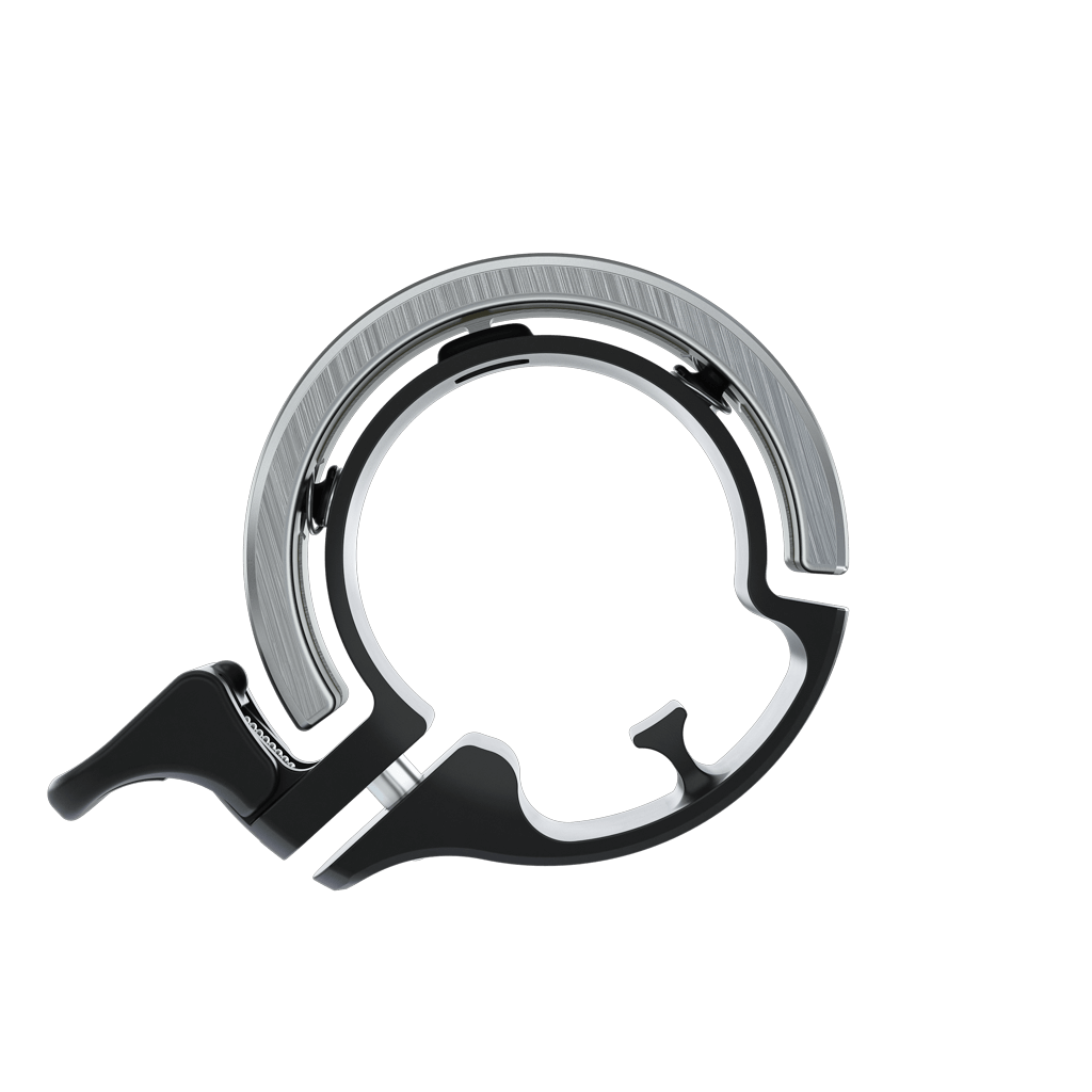 Knog Oi Classic Bike Bell - Durable & Loud Bicycle Bell for Urban Commuters, Mountain Bikes & Kids Bikes - Perfect for Safety & Style on Road or Trail Rides
