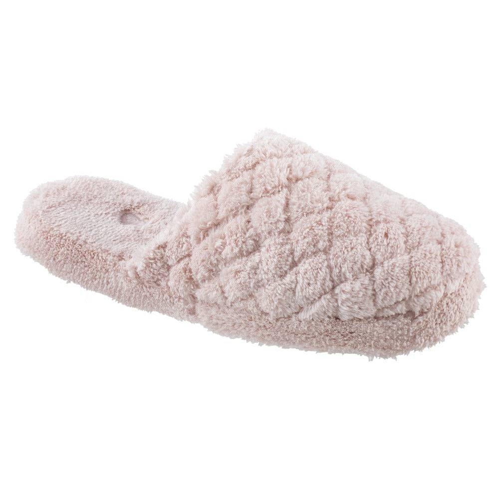 Women's Comfortable Spa Quilted Clog Slippers with Cloud Contour® Cushion - Soft House Shoes for Relaxing at Home, Lounging & Spa Days