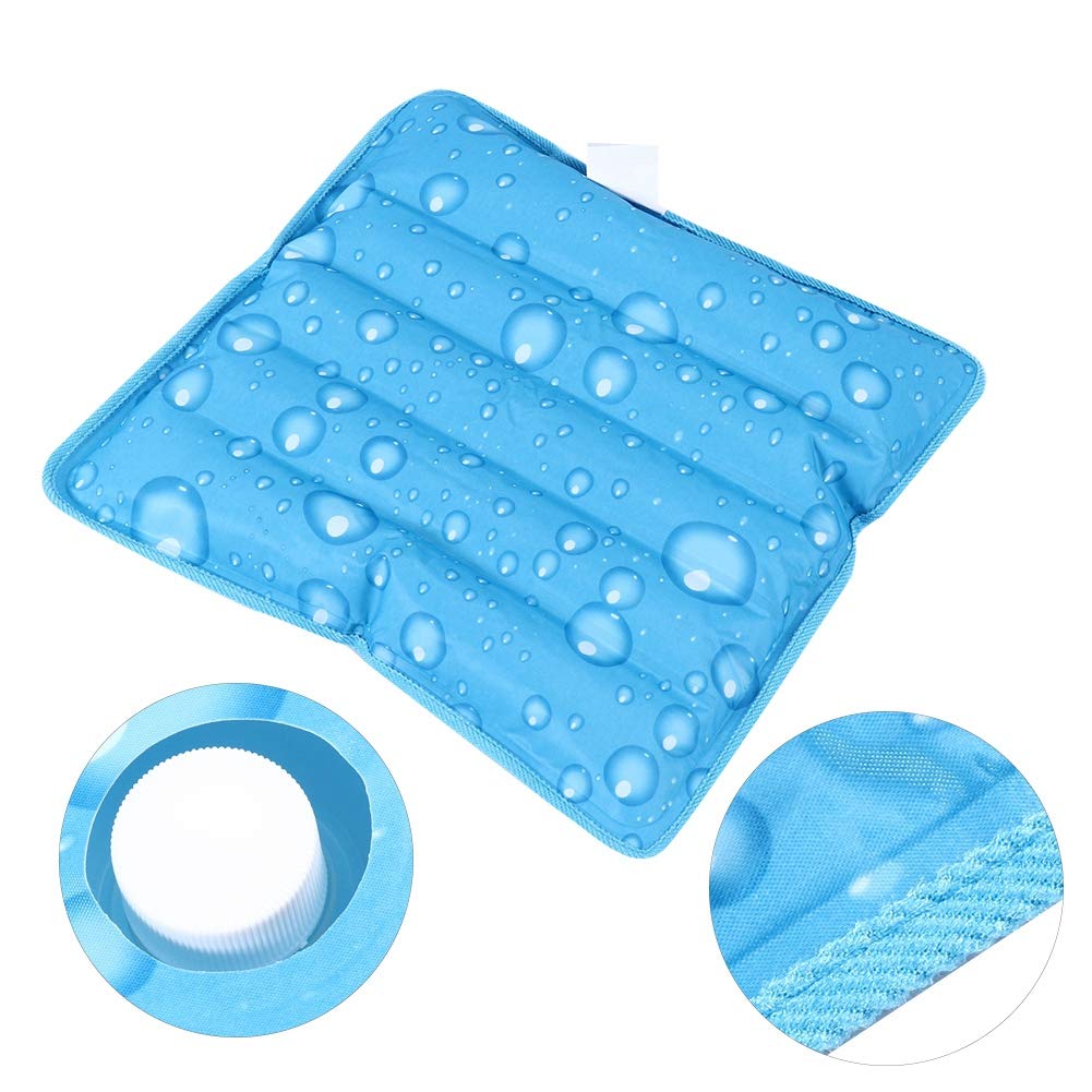 Cooling Mat for Pets & Humans - Summer Ice Pillow with Water Filling Technology, Multifunctional Cooling Pad for Chair, Car Seat, Office & Travel - Waterproof Design for Babies, Students & Adults (Perfect for Hot Weather & Outdoor Activities)